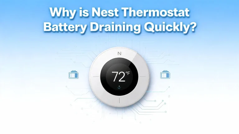 Why Is Your Nest Thermostat Battery Draining Quickly?