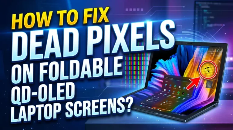 How To Fix Dead Pixels On Foldable QD OLED Laptop Screens?