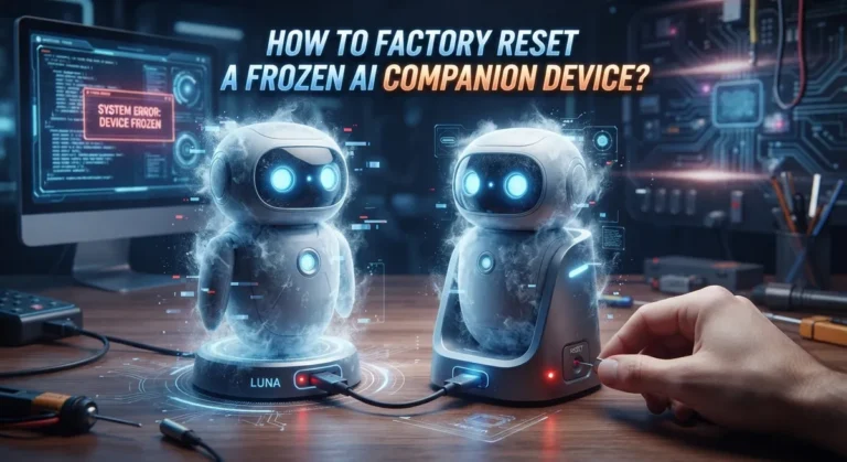 How To Factory Reset A Frozen AI Companion Device?
