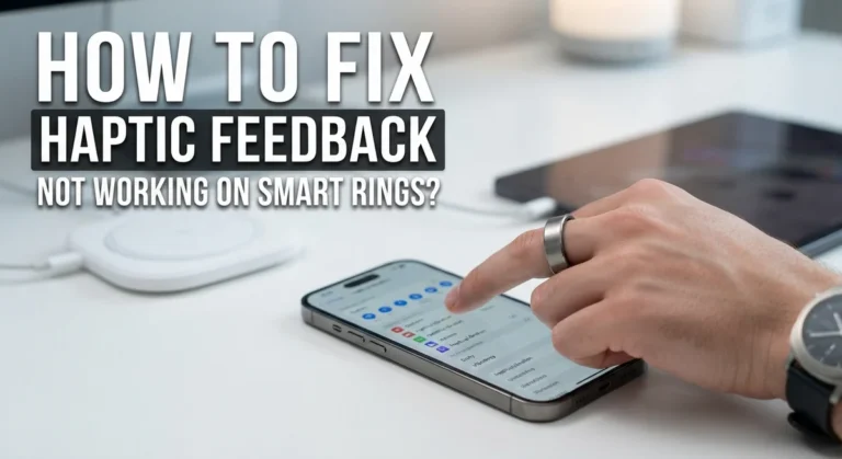 How To Fix Haptic Feedback Not Working On Smart Rings?