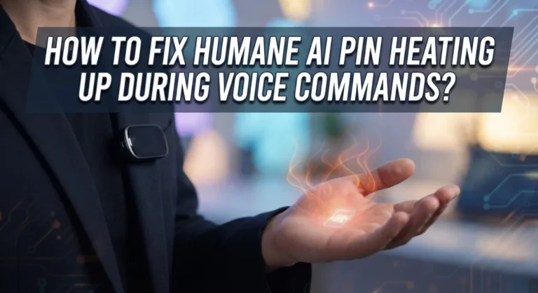 How To Fix Humane AI Pin Heating Up During Voice Commands