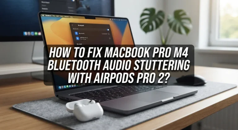 How To Fix MacBook Pro M4 Bluetooth Audio Stuttering With AirPods Pro 2?