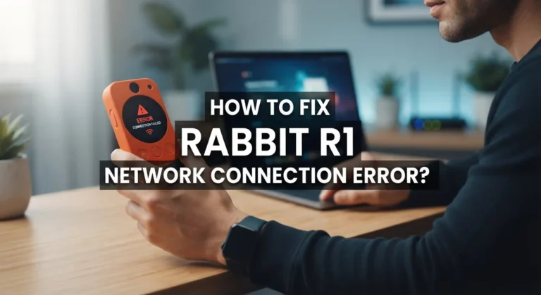 How To Fix Rabbit R1 Network Connection Error?