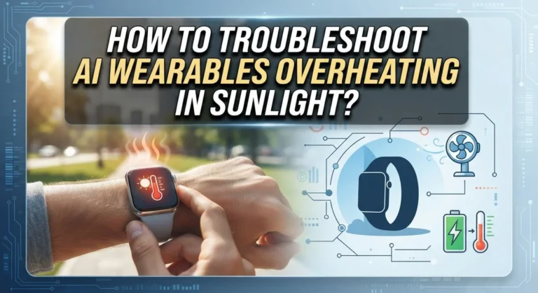 How To Troubleshoot AI Wearables Overheating In Sunlight?