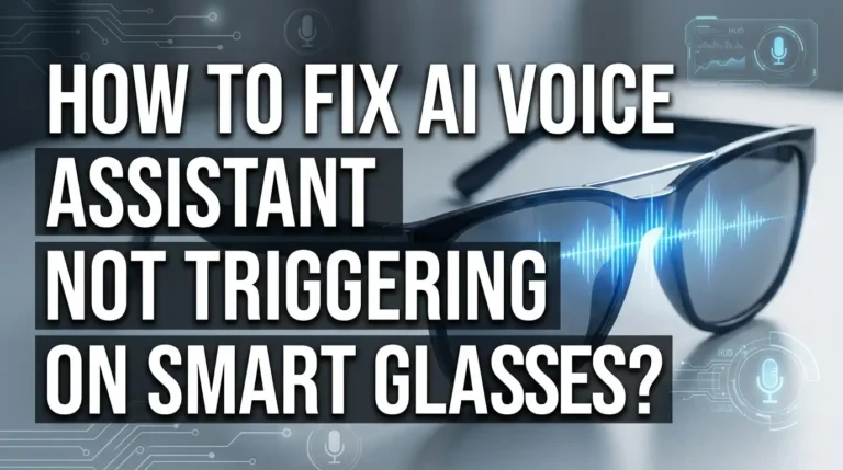 How To Fix AI Voice Assistant Not Triggering On Smart Glasses?